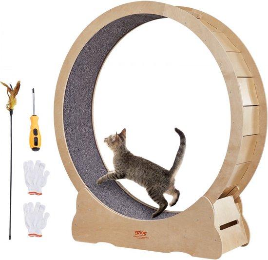 Kattenturm aus Birken- und Poplar-Multiplex, 1320x340x1415mm, ausnehmbar, für Katzen 8-14 kg