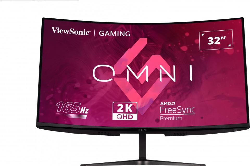Viewsonic VX Series VX3218C-2K, 81,3 cm (32"), 2560 x 1440 Pixel, Quad HD, LED, 1 ms, Schwarz