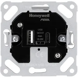 IVF Hartmann, Steckdose, D 1603/CA USB SPV O.A.USB-Ladestation 3.4A m.1 Typ 00971403