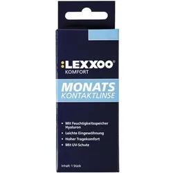 Lexxoo Kontaktlinse Monatslinse »Komfort« -2,25 dpt schwarz