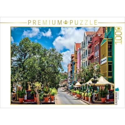 CALVENDO Puzzle Curaçao - bunte Insel in der Karibik | 1000 Teile Lege-Größe 64x48cm Foto-Puzzle für glückliche Stunden, Game von , Calvendo Puzzle