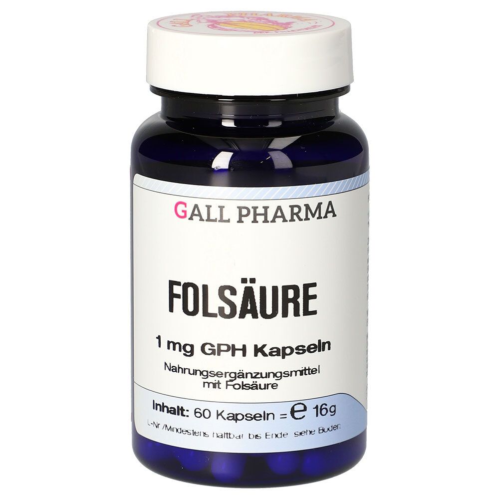 Folsäure 1 mg GPH Kapseln 60 St