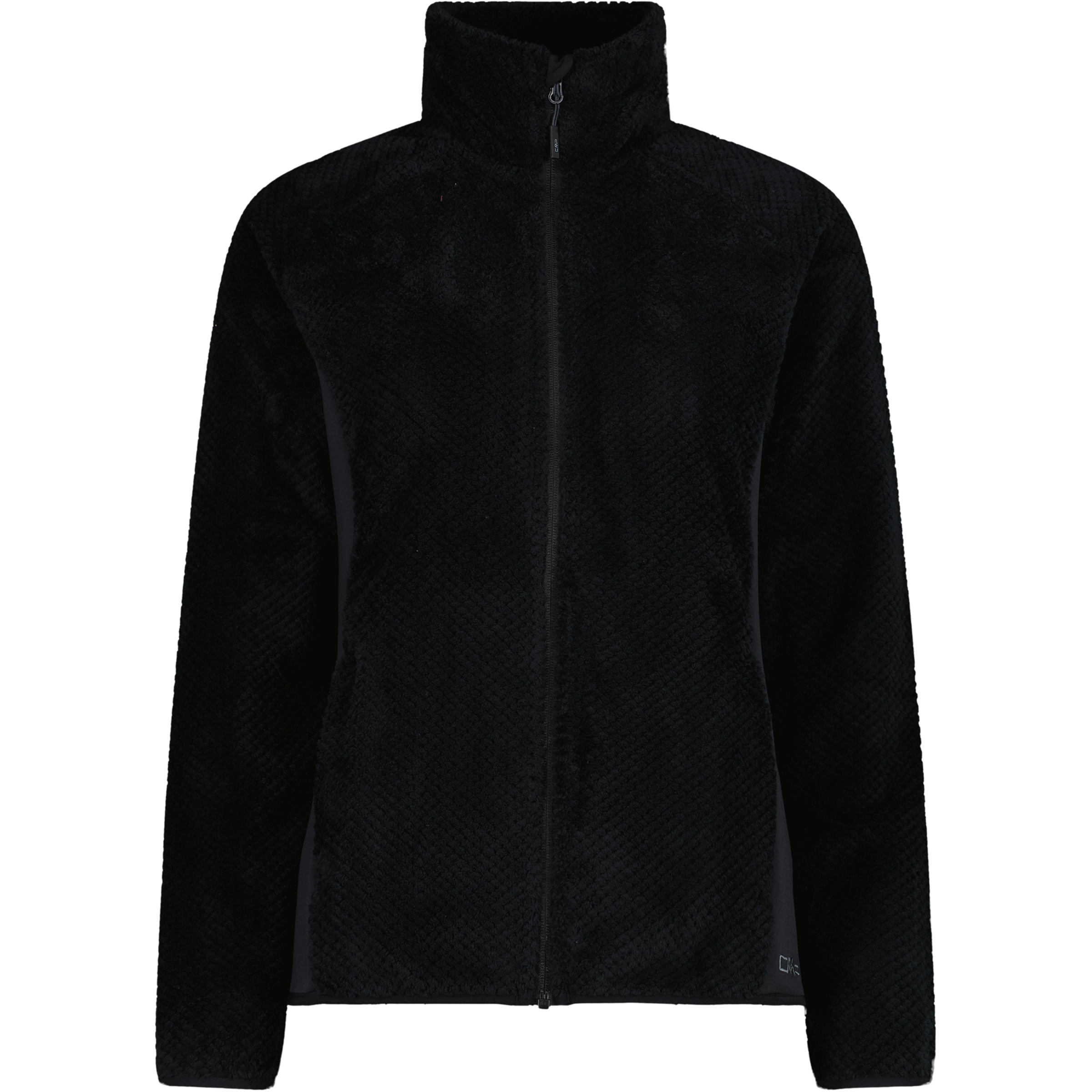 CMP Damen Fleecejacke schwarz Größe XL Trekking Elastisch