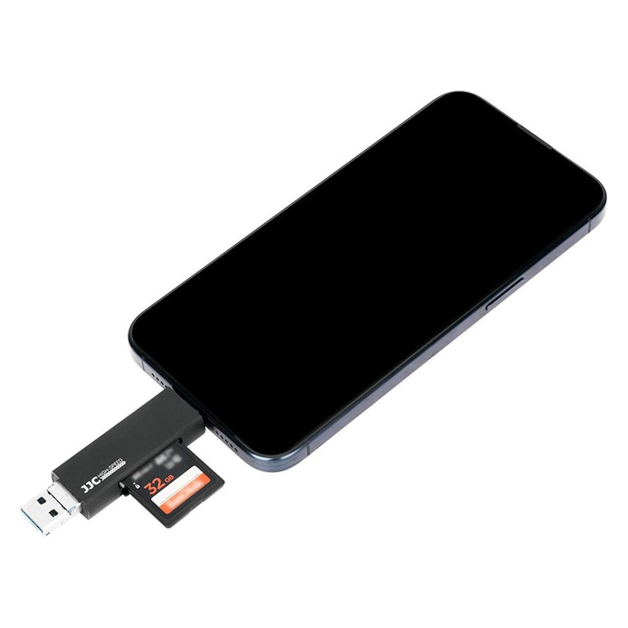 JJC CR UTC3II Memory Card Reader Black (45364652)