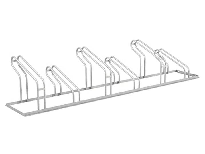 Alberts 694807 Fahrradständer City feuerverzinkt 2100 x 489 x 412 mm Bügel-Ø 16 mm Anzahl Einstellplätze 6