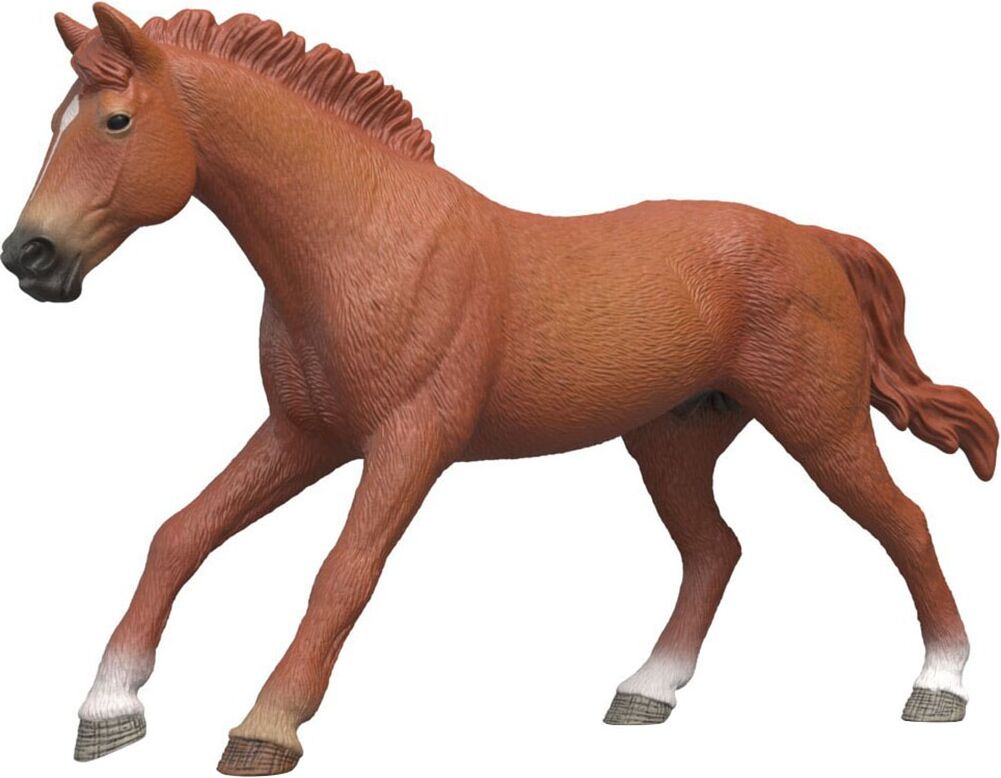 Spielfigur SCHLEICH "HORSE CLUB, Englisches Vollblut Hengst (14915)", braun, Spielfiguren, Kinder, Kunststoff, Spielfigur braun Einheitsgröße