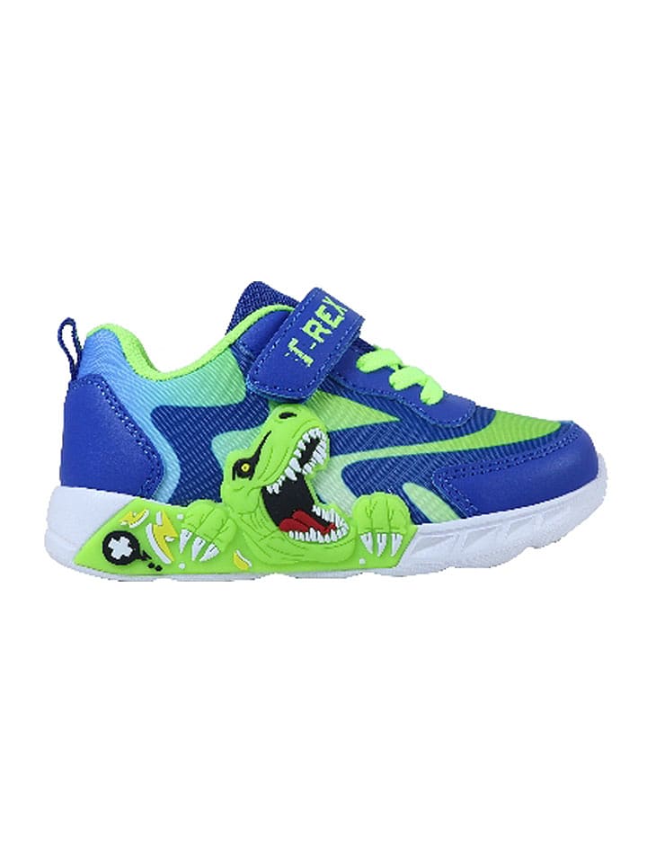 Sneakers "Dinosaur" in Blau/ Grün - 31