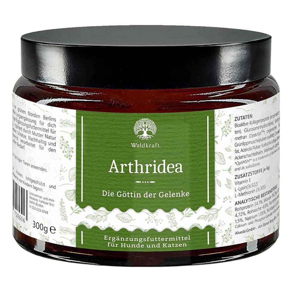 Alveda GmbH Arthridea Gelenk Kollagen Waldkraft Plv.f.hund/kat 20637314