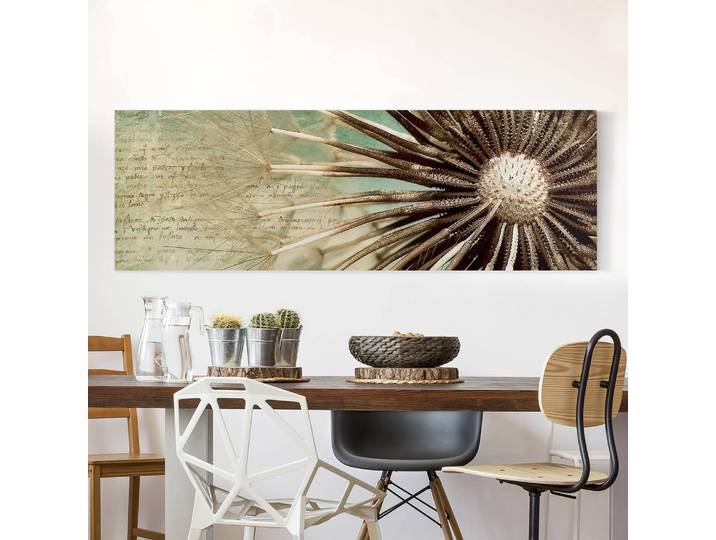 Tableau déco Closer than before Tissu Multicolore 90 x 30cm