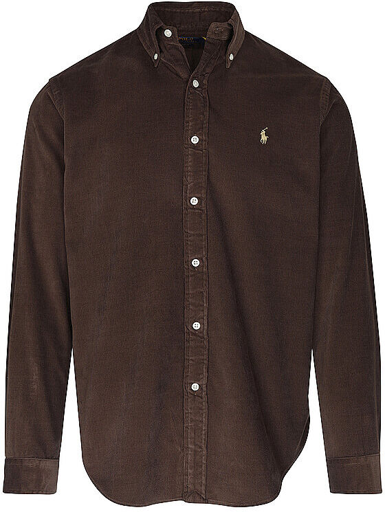 POLO RALPH LAUREN Hemd Custom Fit braun   XXL XXL