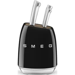 50's Style 6er-Messerblock schwarz