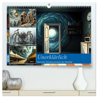 Unerklärlich (hochwertiger Premium Wandkalender 2026 DIN A2 quer), Kunstdruck in Hochglanz