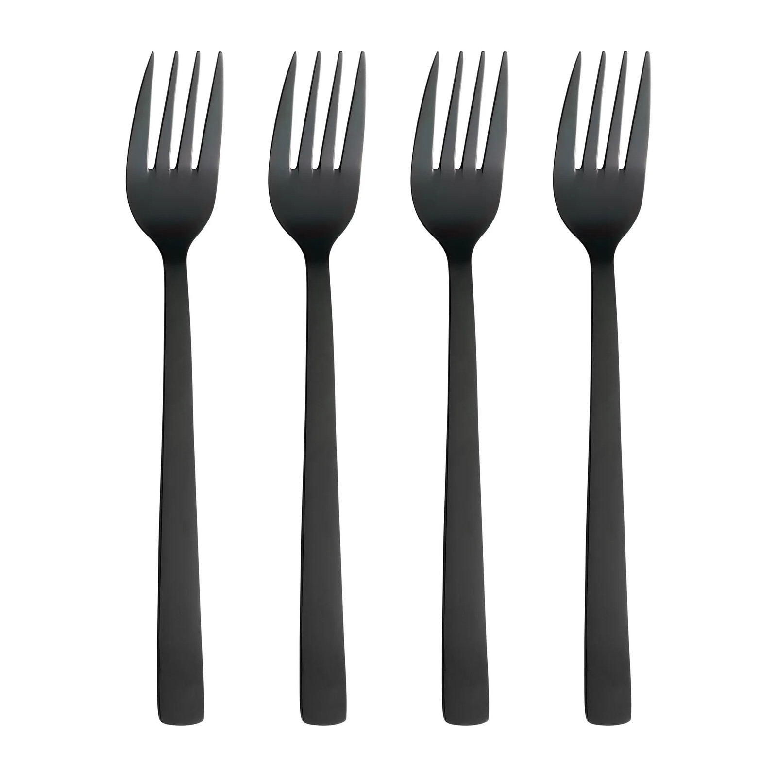 Aida Raw dinervork 4-pack Zwart