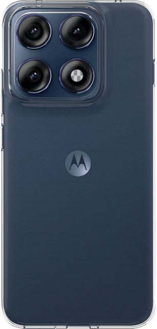 Just in Case Soft Design Motorola Edge 70 Pro Back Cover - Transparant