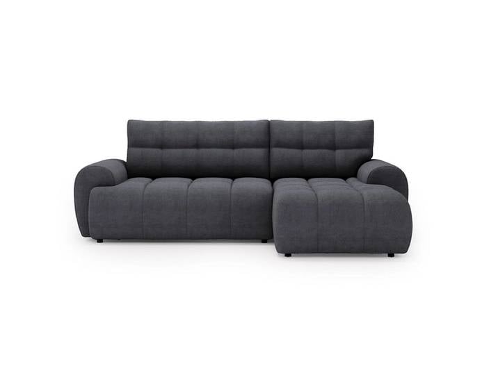 Ecksofa MINTY Stoff beton grau
