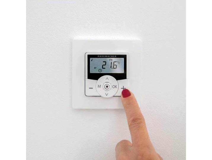 Rademacher DuoFern Raumthermostat 2, weiß, weiß / opal, Kunststoff, Heizkörperthermostat