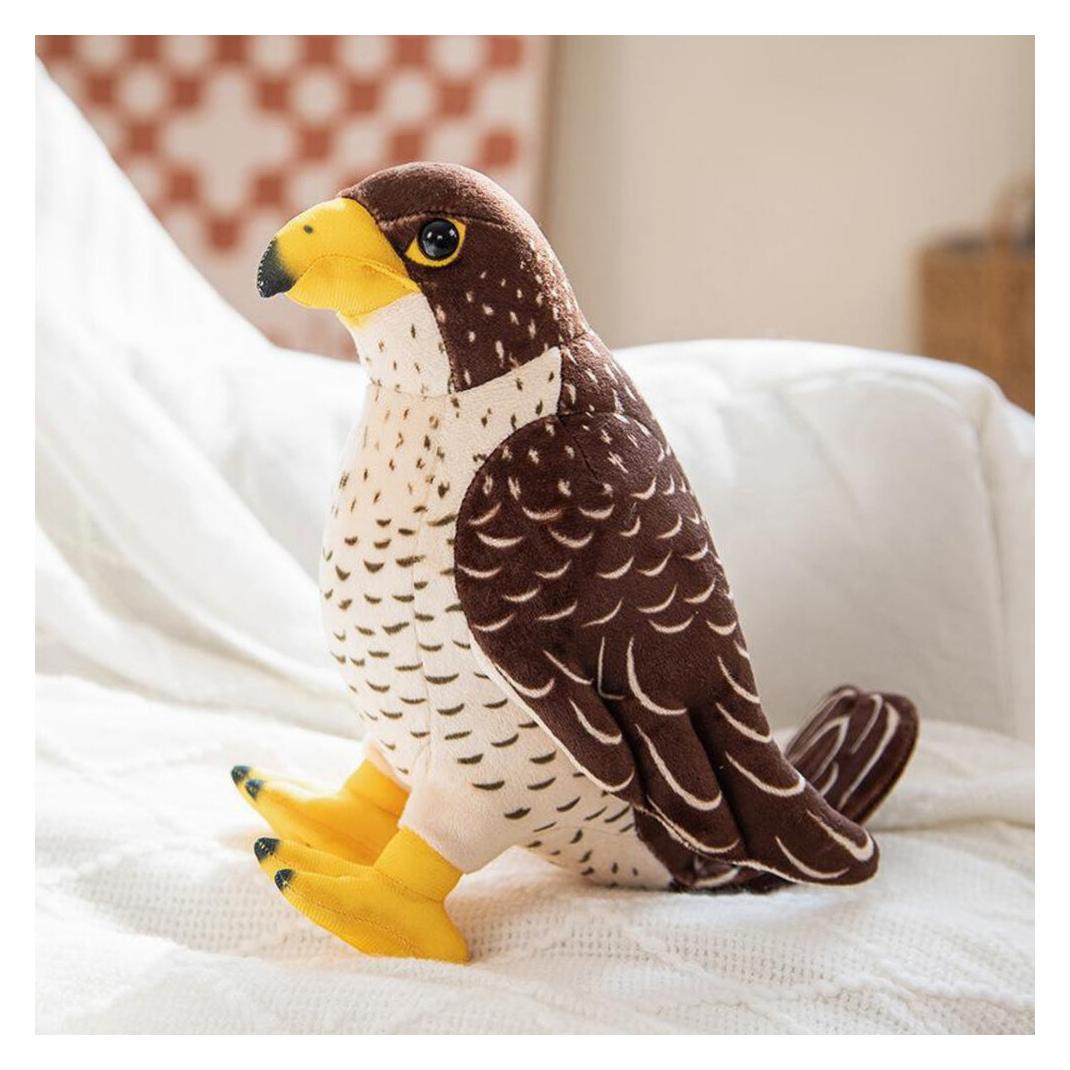 Lean Toys Lean Plüsch Maskottchen Huggable Bird Falcon Braun 30Cm (30 cm) (65614451)