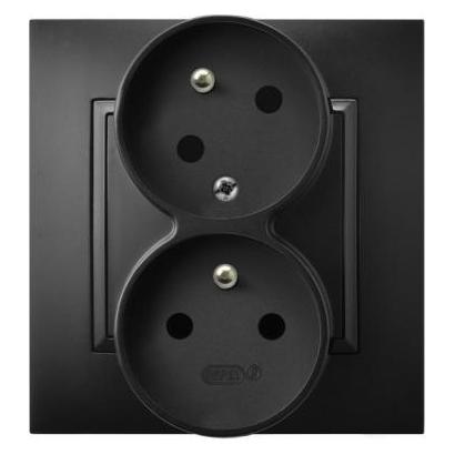 Ospel ARIA Doppelsteckdose mit (GP-2UC/33)