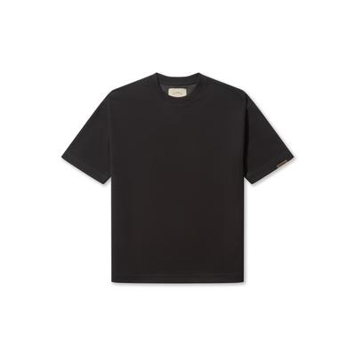 T-Shirt PAS DE MONACO "Pas De Monaco TE DE BASE T-SHIRT", Herren, Gr. S, schwarz, 100% Baumwolle, unifarben, oversize, Rundhals, Shirts T-Shirt