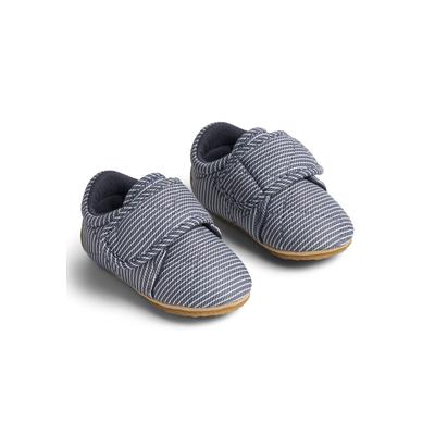 Trainingsschuh WHEAT "WHEAT Innenschuh Sasha", Kinder, Gr. 21, blau (ink stripe), Polyester, Schuhe
