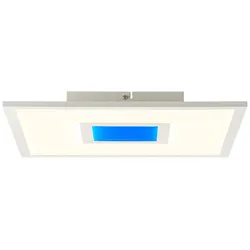 BRILLIANT Lampe Odella LED Deckenaufbau-Paneel 40x40cm weiß   1x 25W LED integriert, (2480lm, 2700-6500K)   RGB-Dekolicht für farbenfrohe Akzentbeleuchtung