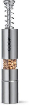 Saliera e pepiera inox 250g  argento Ø2,7x15,3cm eleganti Personalizzate o neutre