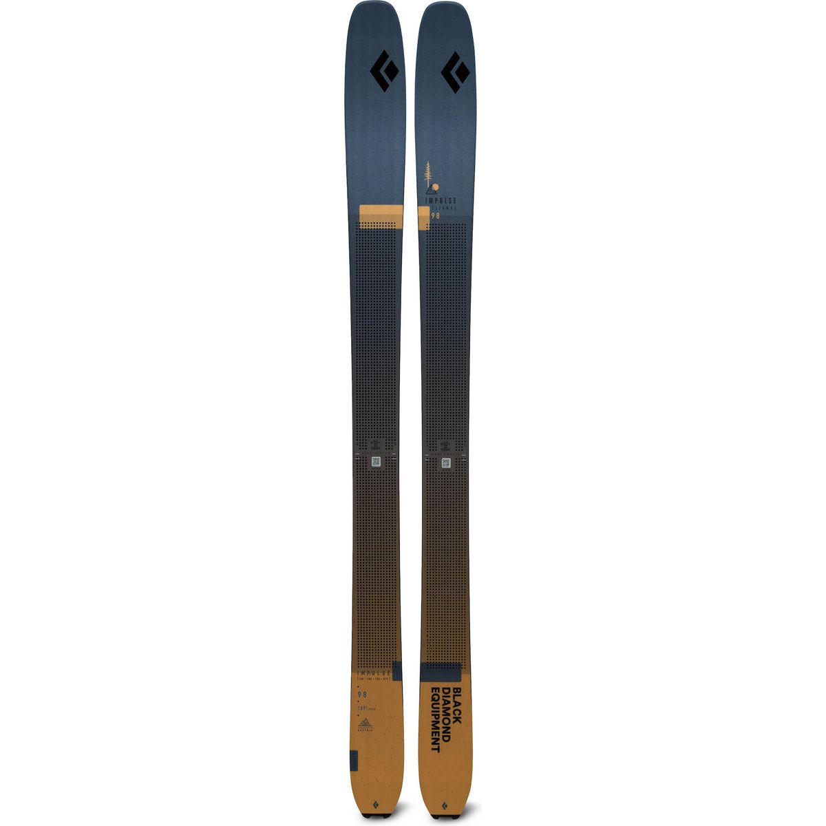 Black Diamond Impulse TI 98 Skis midnight blue (4034) 189 BD11515540341891