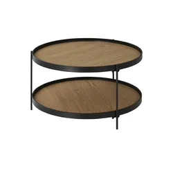 Couchtisch   ¦ holzfarben ¦ Maße (cm): H: 46  Ø: 84.0