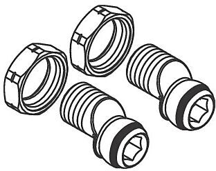 Hansgrohe Kugel-S-Anschluss Set 96742000 Axor Duschkombi