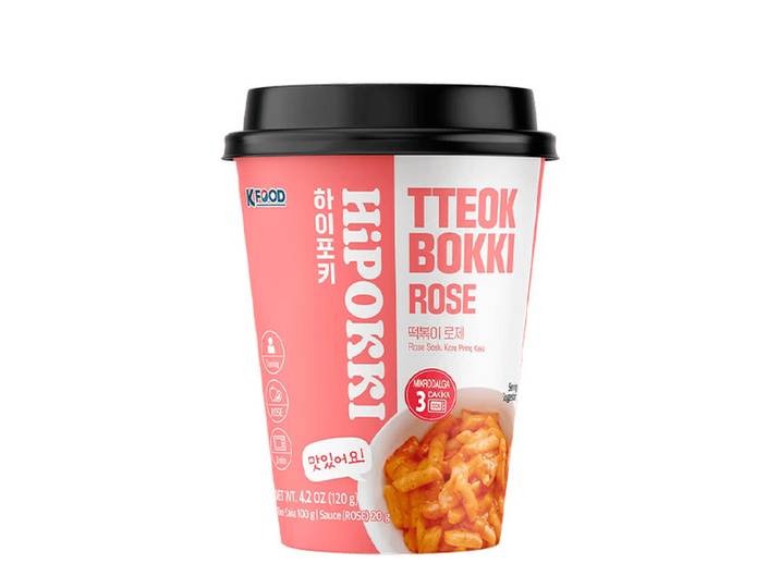 HYHS Hipokki Tteokbokki en bol saveur rose (halal) 120 g