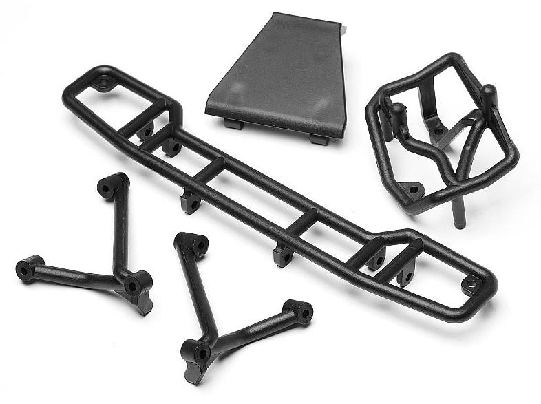 HPI Racing Skid Plate Stootbalkset achter voor Mini Trophy