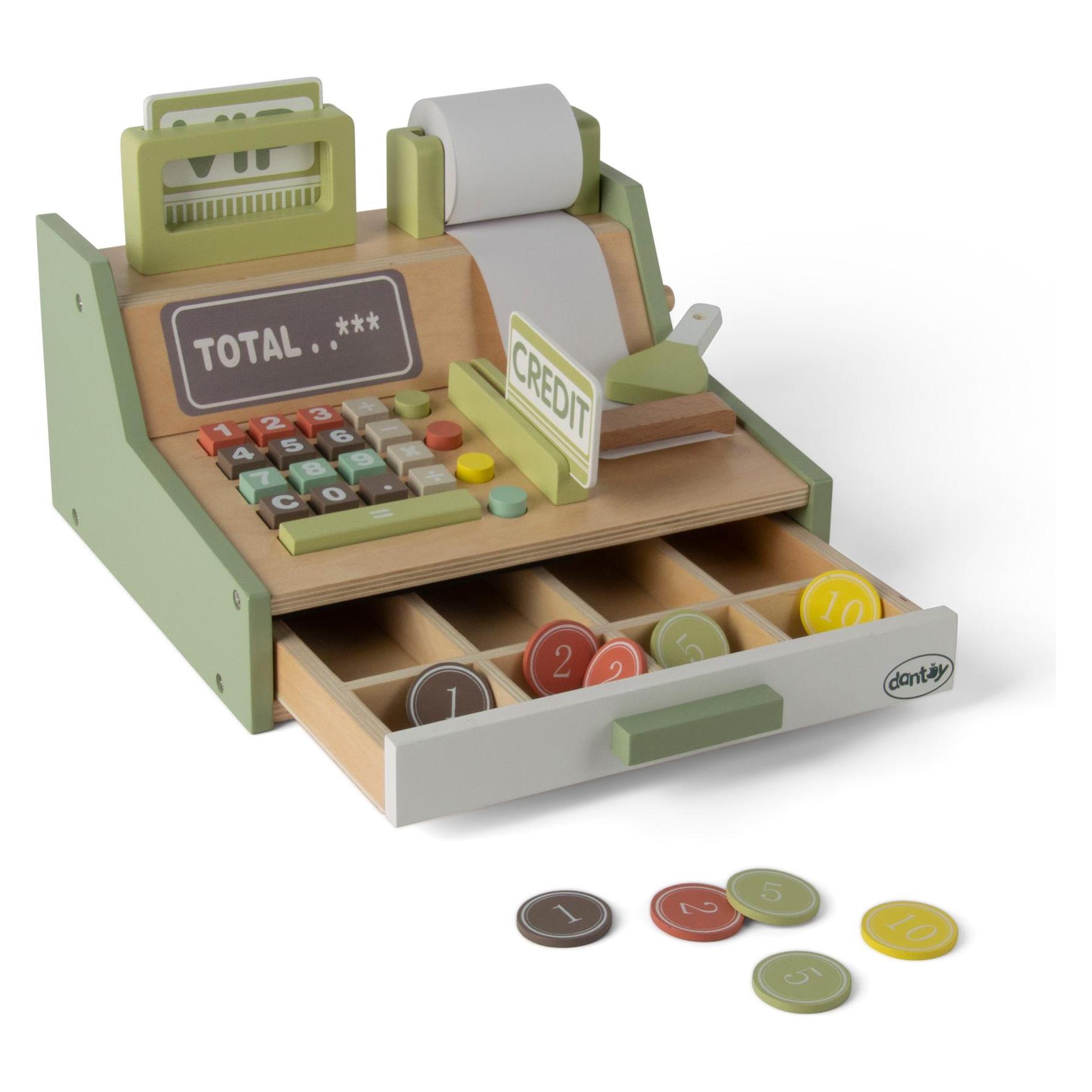 dantoy Wooden Cash register set (4770) (4770)