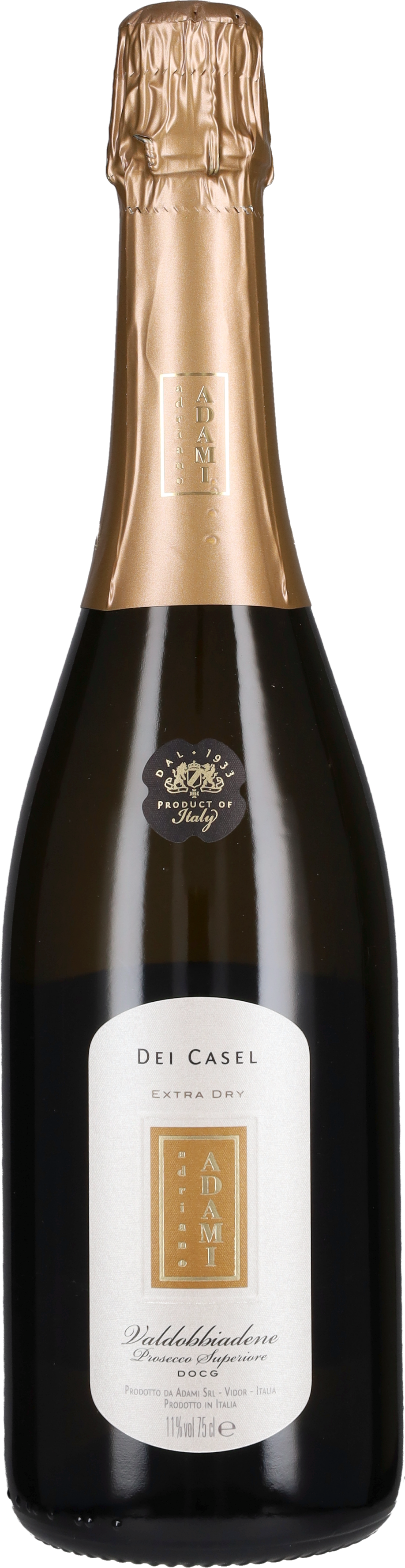 Prosecco di Valdobbiadene Superiore Extra Dry 'Dei Casel' Adami