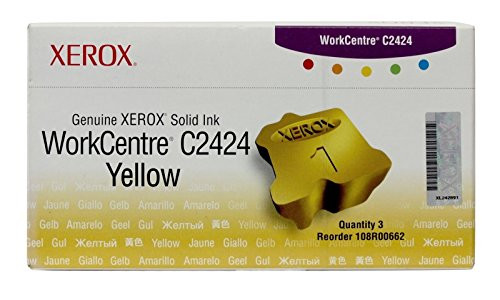 Xerox 108R00662 Colorstix inkt voor Workcentre C2424, Geel, 3-pack