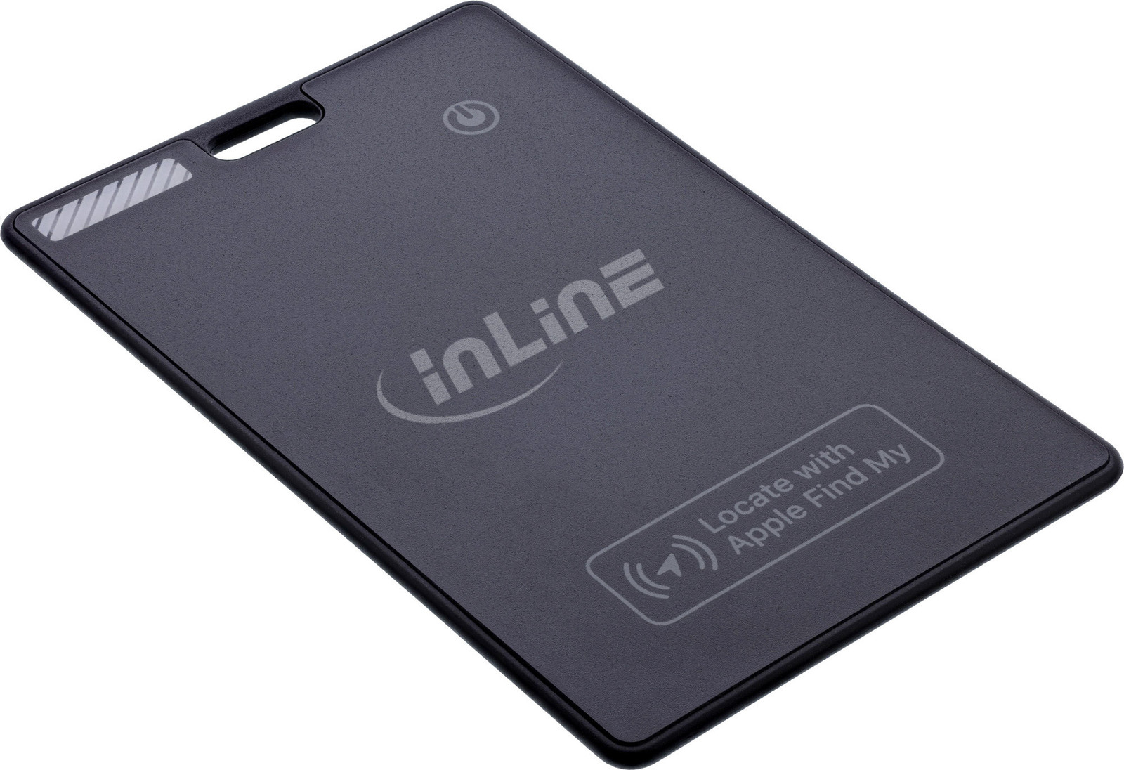 InLine Portemonnee-tracker, slimme kaart met Qi-opladen, 100mAh, IPX5