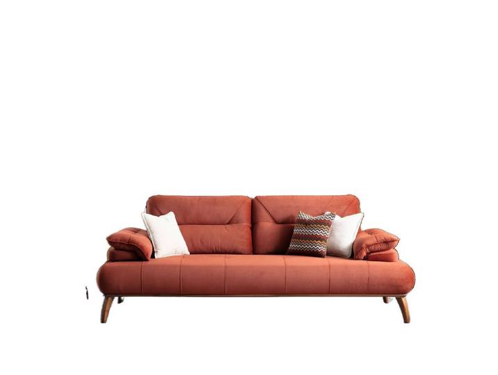 Villa Möbel Sofa Hazel, 2-Sitzer 1 Teile, mit Relax-/Bettfunktion durch verstellbare Rückenlehne und Armlehne