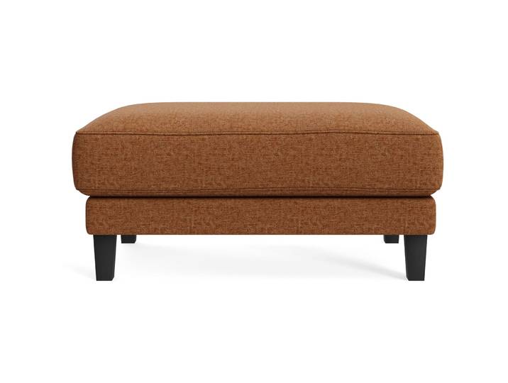 Hocker Avena bronze Stoff/Holzfuss schwarz B 101 H 45 cm - Möbel Konfigurator: Traummöbel individuell zusammenstellen - Hocker