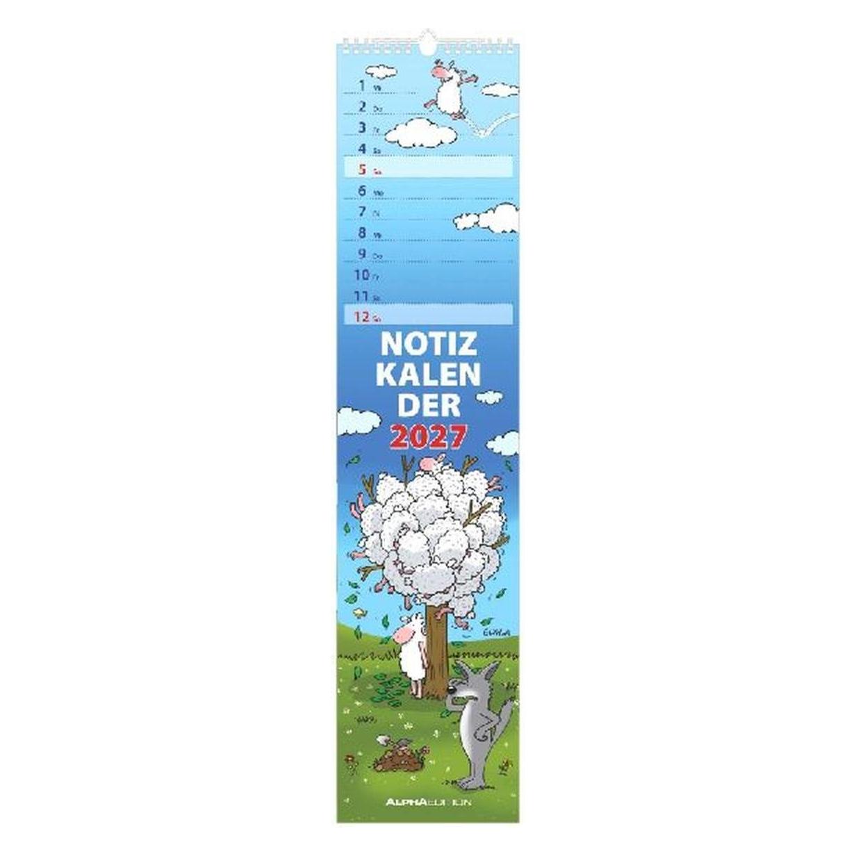 Alpha Edition Notizkalender HUMOR 2027 (69415293)