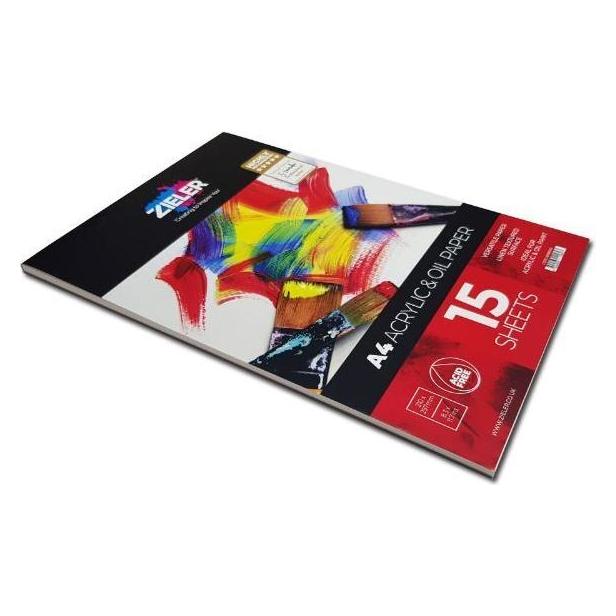 Zieler - Acrylic & Oil - Pad A4 (609290025) (A4, Blanko) (609290025)