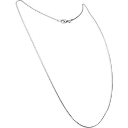 925er Silber Schlangenkette rhodiniert