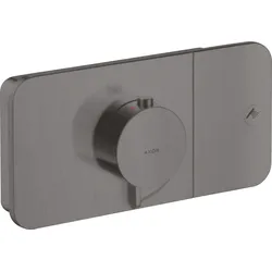 Hansgrohe AXOR One Thermostatmodul Unterputz, Brushed Black Chrome, 1 Verbraucher, Eco-Funktion, max. Durchflussmenge 24 l/min