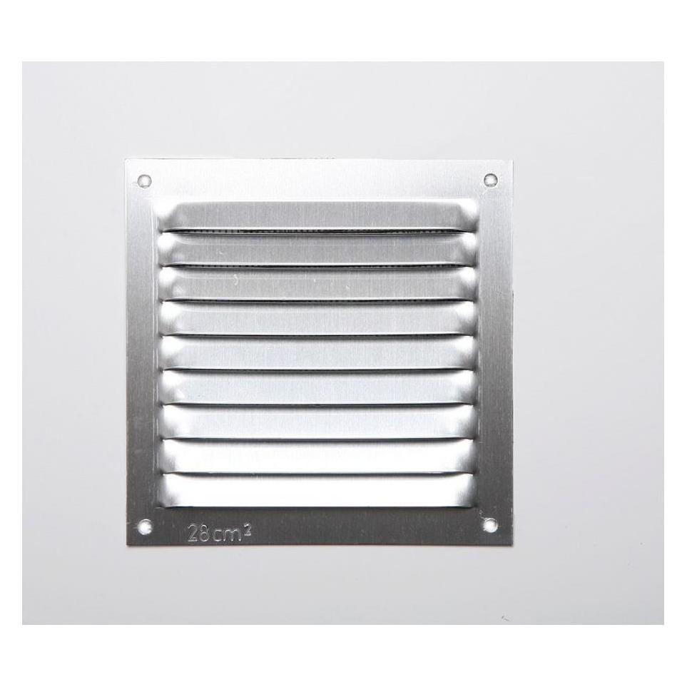 Fepre Vent cover without rim aluminium 0.6 natural colour 100x100mm (49444600)