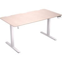 Atlas L Electric, Gaming-Tisch hellbeige/weiß