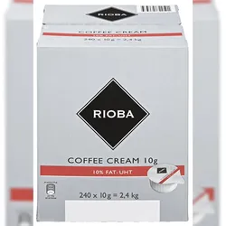 RIOBA Kaffeesahne 10% Fett 240 Portionen x 10 g (2,4 kg)