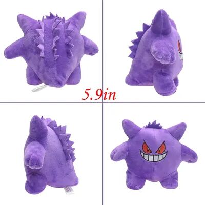 Modern Mode Marketplace Mega Gengar Sleeping Plush Toy Soft Pokemon Peluche For Kids & Fans b