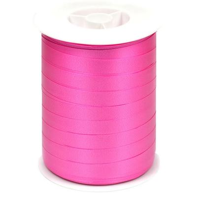 Star 250m Geschenkband Ringelband 10mm - wasserfestes Kunststoff Dekoband Schleifenband Polyband Luftballonband zum Basteln Schleifen Luftballons Fuchsia