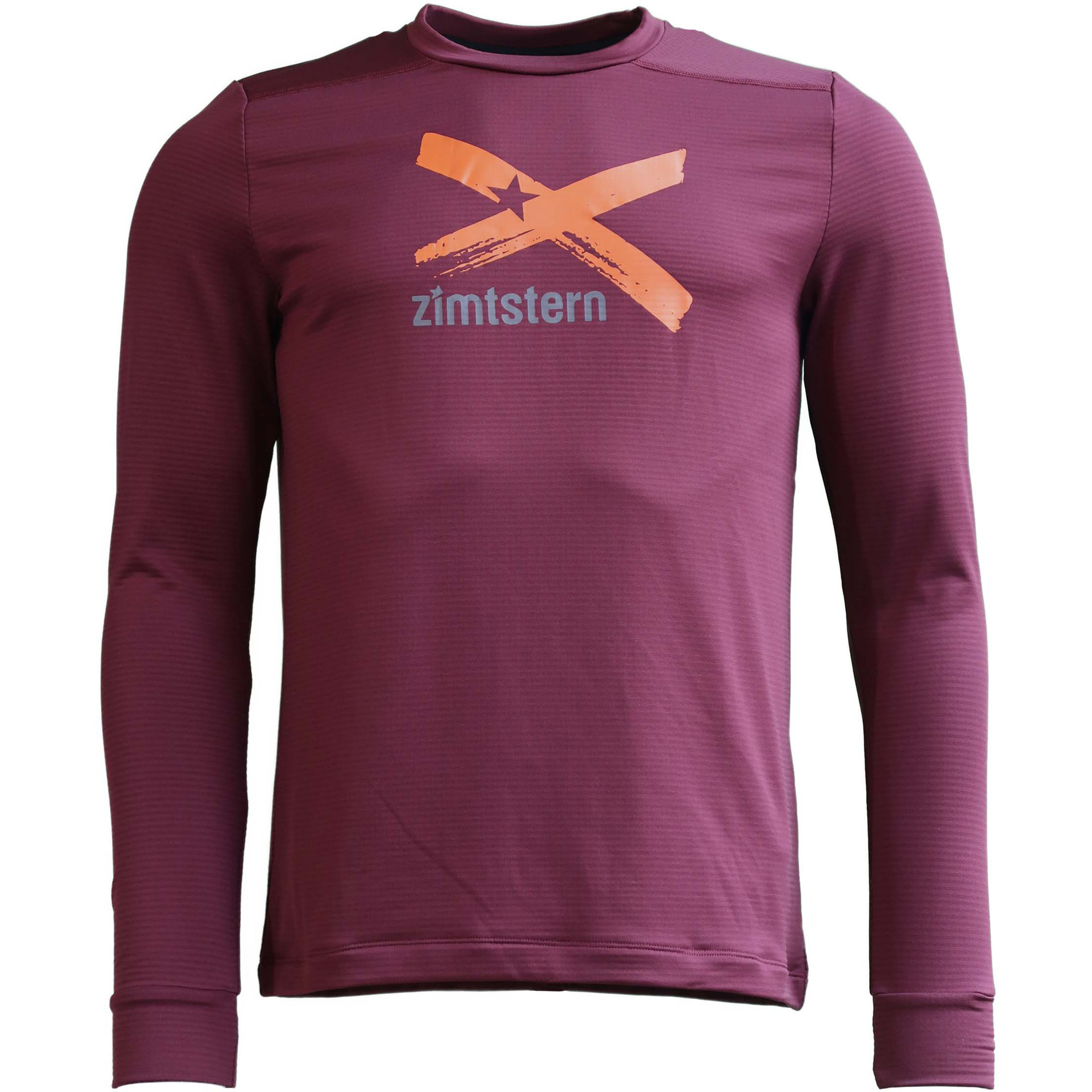 Zimtstern Crewz Herren Longsleeves rot Größe S Mountainbike Elastisch