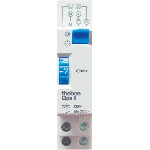 Theben Treppenlichtzeitschalter ELPA 8 TLZ, elektromechanisch, 230V, Hutschiene