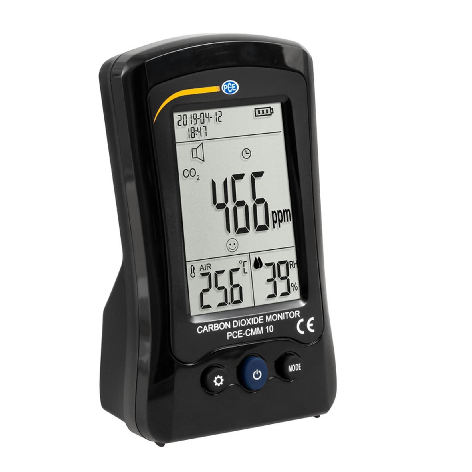 PCE CO2-Messgerät Temperaturmessung Multifunktionsmessgerät PCE-CMM 10