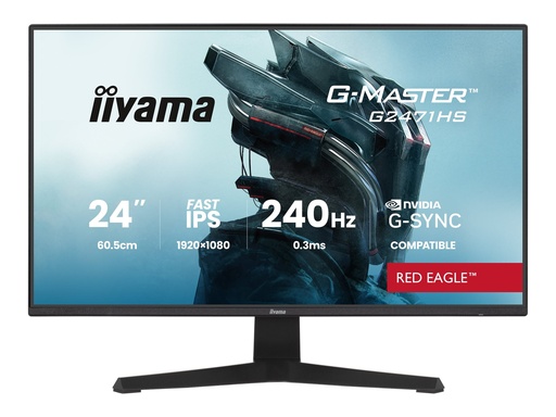 Iiyama G-MASTER Red Eagle G2471HS-B1 - LED-Monitor - Gaming - 61 cm (24") (G2471HS-B1)